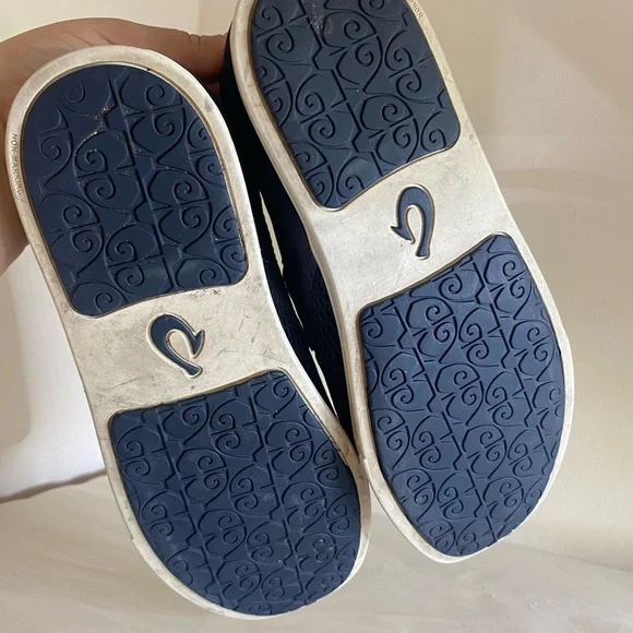 Olukai Dede Pehuea blue slip on shoes women's size 9 mesh sneakers - Picture 5 of 7